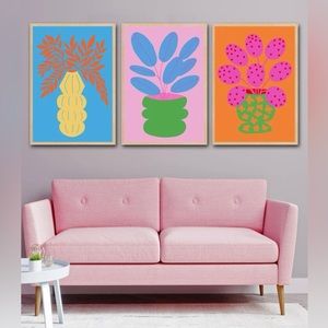 House Plant Vibrant Art Prints